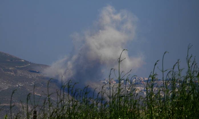 Israeli attacks on southern Lebanon continue NABATIEH, LEBANON - JUNE 02: Heavy smoke rise from the targeted areas where the Israeli army carried out airstrikes, violating the ceasefire, on the towns of Yahmar al-Shaqif and Shukin in the Nabatieh district of southern Lebanon, on June 02, 2026. Ramiz Dallah Anadolu Nabatieh Lebanon. Editorial use only. Please get in touch for any other usage.  Copyright: x2026xAnadoluxRamizxDallahx