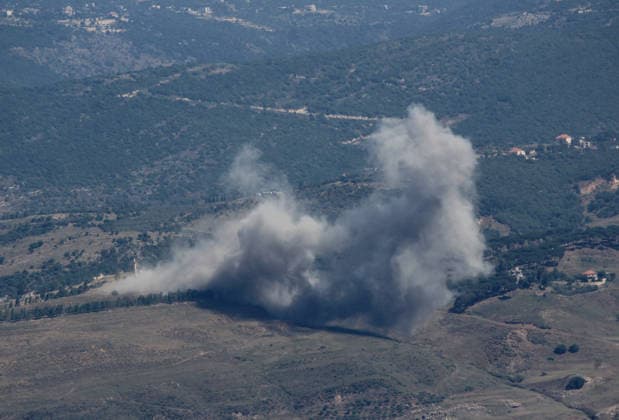 Israeli attacks on southern Lebanon continue NABATIEH, LEBANON - JUNE 02: Heavy smoke rise from the targeted areas where the Israeli army carried out airstrikes, violating the ceasefire, on the towns of Yahmar al-Shaqif and Shukin in the Nabatieh district of southern Lebanon, on June 02, 2026. Ramiz Dallah Anadolu Nabatieh Lebanon. Editorial use only. Please get in touch for any other usage.  Copyright: x2026xAnadoluxRamizxDallahx