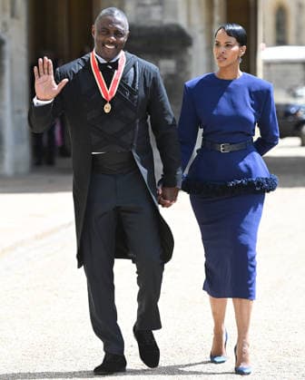 Investitures at Windsor Castle, UK, 02 June 2026 Windsor, UK, 02 June 2026: Sir Idris Elba, with wife Sabrina, awarded a knighthood for his services to young people during Investitures at Windsor Castle., Credit:Eddie Mulholland PA ROTA - B68 Avalon UK, Windsor  Copyright: xEddiexMulhollandx xPAxROTAx-xB68x xAvalonx 1107345070