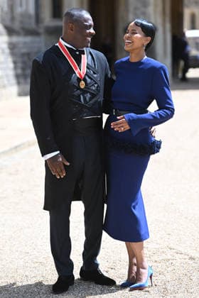 Investitures at Windsor Castle, UK, 02 June 2026 Windsor, UK, 02 June 2026: Sir Idris Elba, with wife Sabrina, awarded a knighthood for his services to young people during Investitures at Windsor Castle., Credit:Eddie Mulholland PA ROTA - B68 Avalon UK, Windsor  Copyright: xEddiexMulhollandx xPAxROTAx-xB68x xAvalonx 1107345081