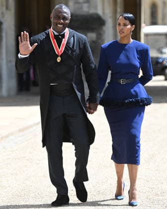 . 02 06 2026. Windsor, United Kingdom. Actor Sir Idris Elba and his wife Sabrina after he received a knighthood at an Investiture at Windsor Castle, United Kingdom.  xPoolx xi-Imagesx IIM-26800-0007