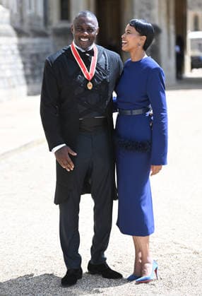 . 02 06 2026. Windsor, United Kingdom. Actor Sir Idris Elba and his wife Sabrina after he received a knighthood at an Investiture at Windsor Castle, United Kingdom.  xPoolx xi-Imagesx IIM-26800-0008