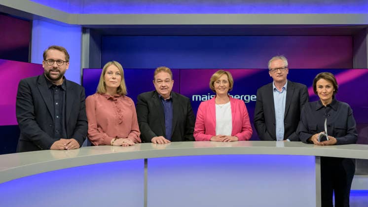 v.l.: Paul Ronzheimer (BILD), Sabine Rennefanz (Journalistin und Kolumnistin), Oliver Kalkofe (Comedian und Schauspieler), Beatrix von Storch, AfD (Bundestagsabgeordnete), Albrecht von Lucke (Publizist und Journalist), Sandra Maischberger, GER, Berlin, Studio, zu Gast bei Maischberger, politische Talkshow, TV, Format, mit Moderatorin Sandra Maischberger, Das Erste, aus Adlershof Am Studio 20, 02.06. 2026, *** v l Paul Ronzheimer BILD , Sabine Rennefanz journalist and columnist , Oliver Kalkofe comedian and actor , Beatrix von Storch, AfD member of the Bundestag , Albrecht von Lucke publicist and journalist , Sandra Maischberger, GER, Berlin, Studio, zu Gast bei Maischberger, politische Talkshow, TV, Format, mit Moderator S Copyright: HMBxMedia UwexKoch