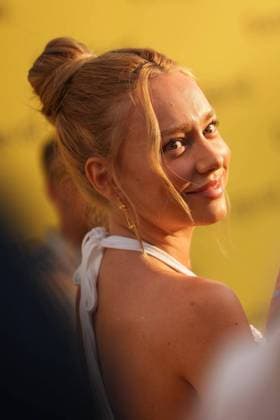 Ester Exposito during the presentation of the new Desigual Vintage collection in Ibiza, Tuesday, June 2, 2026 Cordon Press 