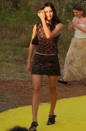 Irina Shayk during the presentation of the new Desigual Vintage collection in Ibiza, Tuesday, June 2, 2026 Cordon Press 