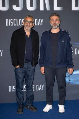 Photocall Disclosure Day in Paris Eric Toledano and Olivier Nakache pose during a photocall for the premiere of the film Disclosure Day in Paris, France, June 2, 2026. Photo by Eliot Blondet ABACAPRESS.COM Paris France France  Copyright: xBlondetxEliot ABACAx