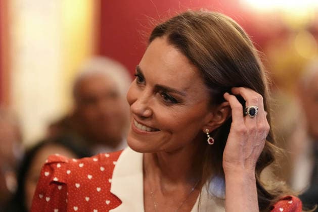 . 02 06 2026. London, United Kingdom. Kate Middleton, the Princess of Wales, at a reception to mark the 125th anniversary of Cancer Research UK at St.JamesÕs Palace in London.  xPoolx xi-Imagesx IIM-26802-0024