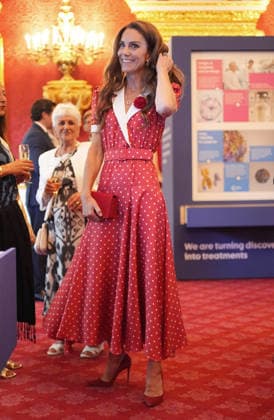 . 02 06 2026. London, United Kingdom. Kate Middleton, the Princess of Wales, at a reception to mark the 125th anniversary of Cancer Research UK at St.JamesÕs Palace in London.  xPoolx xi-Imagesx IIM-26802-0047