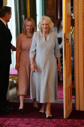 . 02 06 2026. London, United Kingdom. King Charles III and Queen Camilla at a reception to mark the 125th anniversary of Cancer Research UK at St.JamesÕs Palace in London.  xPoolx xi-Imagesx IIM-26802-0051