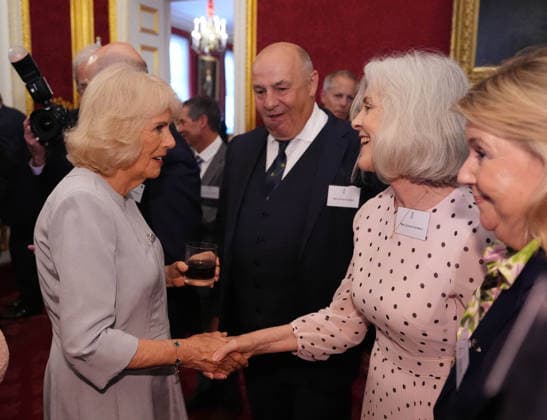 . 02 06 2026. London, United Kingdom. King Charles III and Queen Camilla at a reception to mark the 125th anniversary of Cancer Research UK at St.JamesÕs Palace in London.  xPoolx xi-Imagesx IIM-26802-0052