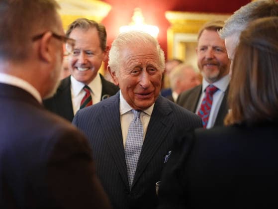 . 02 06 2026. London, United Kingdom. King Charles III and Queen Camilla at a reception to mark the 125th anniversary of Cancer Research UK at St.JamesÕs Palace in London.  xPoolx xi-Imagesx IIM-26802-0055