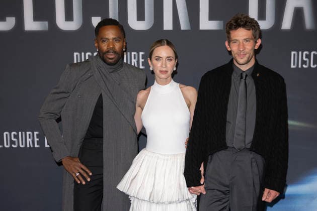 Photocall Disclosure Day in Paris Emily Blunt, Colman Domingo, Josh O Connor during a photocall for the premiere of the film Disclosure Day in Paris, France, June 2, 2026.Photo by Eliot Blondet ABACAPRESS.COM Paris France France  Copyright: xBlondetxEliot ABACAx