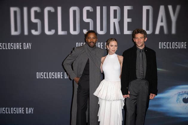 Photocall Disclosure Day in Paris Emily Blunt, Colman Domingo, Josh O Connor during a photocall for the premiere of the film Disclosure Day in Paris, France, June 2, 2026.Photo by Eliot Blondet ABACAPRESS.COM Paris France France  Copyright: xBlondetxEliot ABACAx