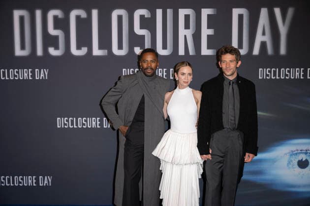 Photocall Disclosure Day in Paris Emily Blunt, Colman Domingo, Josh O Connor during a photocall for the premiere of the film Disclosure Day in Paris, France, June 2, 2026.Photo by Eliot Blondet ABACAPRESS.COM Paris France France  Copyright: xBlondetxEliot ABACAx