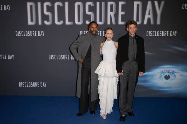 Photocall Disclosure Day in Paris Emily Blunt, Colman Domingo, Josh O Connor during a photocall for the premiere of the film Disclosure Day in Paris, France, June 2, 2026.Photo by Eliot Blondet ABACAPRESS.COM Paris France France  Copyright: xBlondetxEliot ABACAx