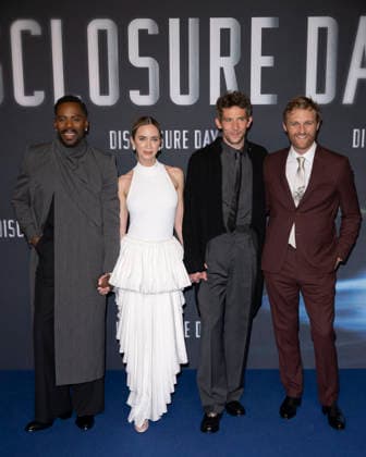 Photocall Disclosure Day in Paris Emily Blunt, Colman Domingo, Josh O Connor and Wyatt Russell during a photocall for the premiere of the film Disclosure Day in Paris, France, June 2, 2026.Photo by Eliot Blondet ABACAPRESS.COM Paris France France  Copyright: xBlondetxEliot ABACAx