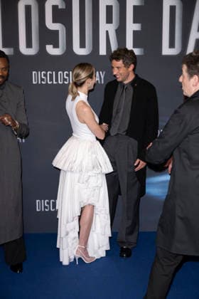 Photocall Disclosure Day in Paris Emily Blunt, Josh O Connor during a photocall for the premiere of the film Disclosure Day in Paris, France, June 2, 2026.Photo by Eliot Blondet ABACAPRESS.COM Paris France France  Copyright: xBlondetxEliot ABACAx