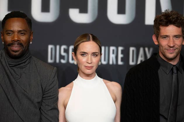 Photocall Disclosure Day in Paris Emily Blunt, Colman Domingo, Josh O Connor pose during a photocall for the premiere of the film Disclosure Day in Paris, France, June 2, 2026. Photo by Eliot Blondet ABACAPRESS.COM Paris France France  Copyright: xBlondetxEliot ABACAx