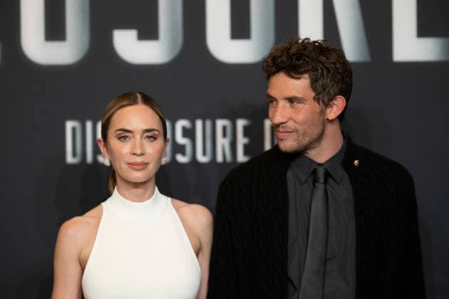 Photocall Disclosure Day in Paris Emily Blunt Josh O Connor pose during a photocall for the premiere of the film Disclosure Day in Paris, France, June 2, 2026. Photo by Eliot Blondet ABACAPRESS.COM Paris France France  Copyright: xBlondetxEliot ABACAx