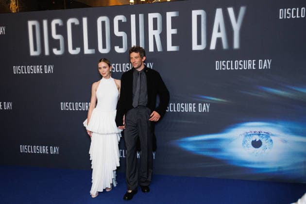 Disclosure Day premiere at Grand Rex theatre Celebrities arrival on red carpet Emily Blunt and Josh O Connor 456967 2026 06 02  Copyright: xSebastienxFremontx xStarfacex STAR_456967_009