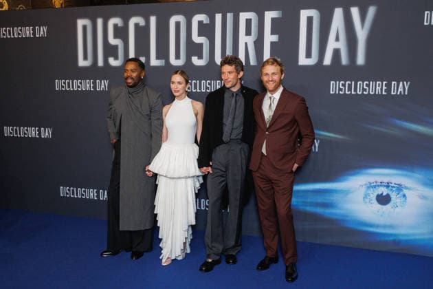 Disclosure Day premiere at Grand Rex theatre Celebrities arrival on red carpet Colman Domingo, Emily Blunt, Josh O Connor and Wyatt Russell 456967 2026 06 02  Copyright: xSebastienxFremontx xStarfacex STAR_456967_010