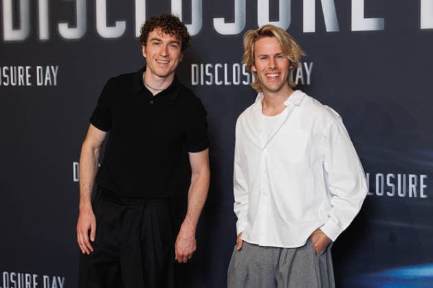 Disclosure Day premiere at Grand Rex theatre Celebrities arrival on red carpet Cesar de Rummel et Dorian Lauduique Ofenbach 456967 2026 06 02  Copyright: xSebastienxFremontx xStarfacex STAR_456967_044