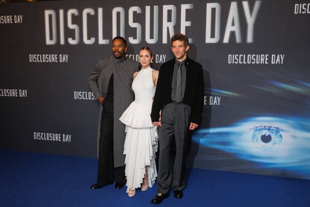 Disclosure Day premiere at Grand Rex theatre Celebrities arrival on red carpet Colman Domingo, Emily Blunt and Josh O Connor 456967 2026 06 02  Copyright: xSebastienxFremontx xStarfacex STAR_456967_090