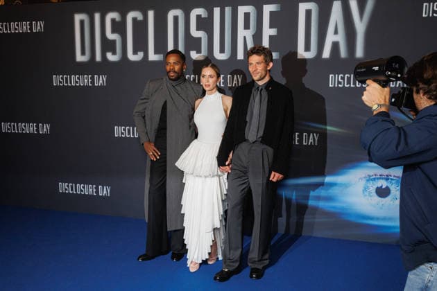 Disclosure Day premiere at Grand Rex theatre Celebrities arrival on red carpet Colman Domingo, Emily Blunt and Josh O Connor 456967 2026 06 02  Copyright: xSebastienxFremontx xStarfacex STAR_456967_094