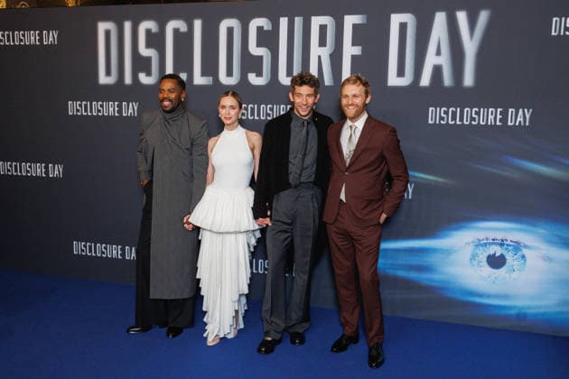Disclosure Day premiere at Grand Rex theatre Celebrities arrival on red carpet Colman Domingo, Emily Blunt, Josh O Connor and Wyatt Russell 456967 2026 06 02  Copyright: xSebastienxFremontx xStarfacex STAR_456967_099