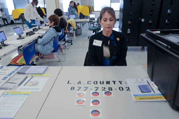 2026 Primary Election for Norwalk NORWALK, CALIFORNIA - JUNE 2, 2026. A polling location is seen in Norwalk, California, on June 2, 2026. Grace Hie Yoon Anadolu Norwalk United States. Editorial use only. Please get in touch for any other usage.  Copyright: x2026xAnadoluxGracexHiexYoonx