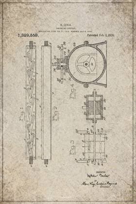 Nikola Tesla Patent, US Patent 1, 329, 559 Ventilleitung Nikola Tesla Patent, US Patent 1, 329, 559 Valvular Conduit Copyright: imageBROKER Allexxandar ibxavu17933552.jpg