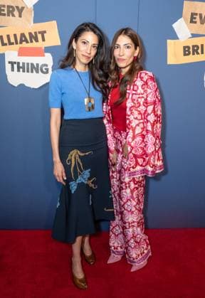 June 2, 2026, New York, New York, USA: Huma Abedin (L) attends opening night for Every Brilliant Thing with Mariska Hargitay making her Broadway debut at The Hudson Theatre in New York, NY on June 2, 2026. New York USA - ZUMAr339 20260602_znp_r339_049 Copyright: xLevxRadinx