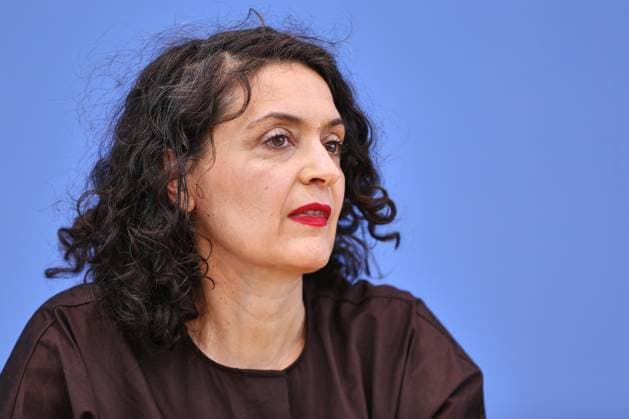 Berlin, Deutschland, 02.06.2026: Bundespressekonferenz: Jahresbericht 2025 der Antidiskriminierungsstelle des Bundes: Eva Andrades, Geschäftsführerin des Antidiskriminierungsverbandes Deutschland (advd) *** Berlin, Germany, 02 06 2026 Federal Press Conference Annual Report 2025 of the Federal Anti-Discrimination Agency Eva Andrades, Managing Director of the German Anti-Discrimination Association advd Copyright: xdtsxNachrichtenagenturx dts_121670