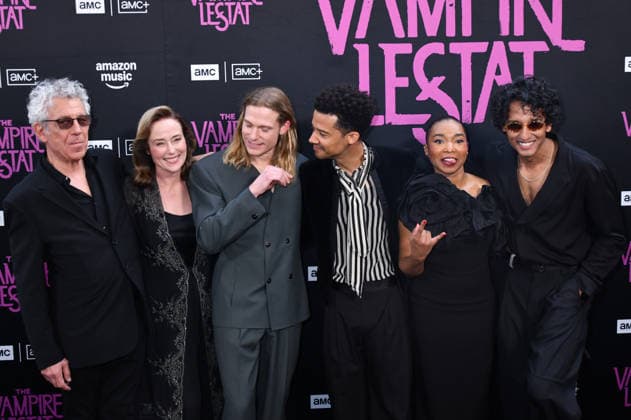 NEW YORK, NY- JUNE 2: Eric Bogosian, Jennifer Ehle, Sam Reid, Jacob Anderson, Delainey Hayles and Assad Zaman at The Vampire Lestat: One Night Only Live premiere event on June 2, 2026 at the Beacon Theater in New York City. Copyright: xmpi099 MediaPunchx