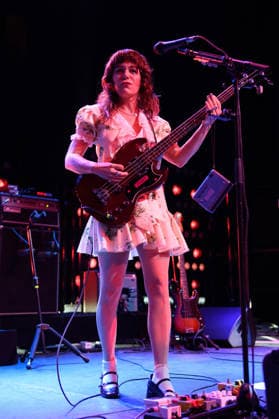 Rilo Kiley Perform at The Roundhouse, London Lead singer guitarist bassist keyboardist Jenny Lewis of American indie rock band Rilo Kiley performs at The Roundhouse, London, England, UK on Tuesday 2 June 2026 as part of their Sometimes When You re On You re Really Fking On Tour., Credit:Justin Ng Avalon UK, England, London, The Roundhouse  Copyright: xJustinxNgx xAvalonx 1107385584