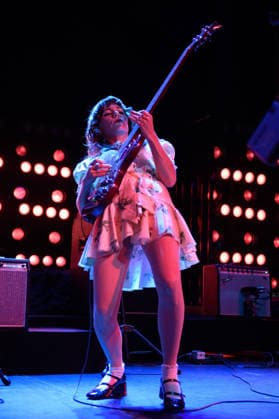 Rilo Kiley Perform at The Roundhouse, London Lead singer guitarist bassist keyboardist Jenny Lewis of American indie rock band Rilo Kiley performs at The Roundhouse, London, England, UK on Tuesday 2 June 2026 as part of their Sometimes When You re On You re Really Fking On Tour., Credit:Justin Ng Avalon UK, England, London, The Roundhouse  Copyright: xJustinxNgx xAvalonx 1107385596