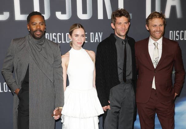 Colman Domingo, Emily Blunt, Josh O Connor and Wyatt Russell Premiere of the film Disclosure Day at the Grand Rex in Paris on June 2, 2026 Coadic Guirec Bestimage Premiere of the film Disclosure Day at the Grand Rex in Paris on June 2, 2026 Paris France  Copyright: xCOADICxGUIRECx xBESTIMAGExCOADICxGUIRECx xBESTIMAGEx