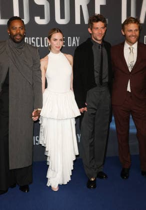 Colman Domingo, Emily Blunt, Josh O Connor and Wyatt Russell Premiere of the film Disclosure Day at the Grand Rex in Paris on June 2, 2026 Coadic Guirec Bestimage Premiere of the film Disclosure Day at the Grand Rex in Paris on June 2, 2026 Paris France  Copyright: xCOADICxGUIRECx xBESTIMAGExCOADICxGUIRECx xBESTIMAGEx