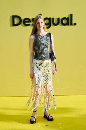 Desigual Presents Desigual Vintage New Collection - Ibiza Vivian Jenna Wilson attends the launch of the ‘Desigual Vintage’ new collection and the party to celebrate the 40th anniversary of the first Desigual store at The Farm on June 2, 2026 in Ibiza, Spain Photo by ABACAPRESS.COM Ibiza Balearic Islands Spain  Copyright: xABACAx