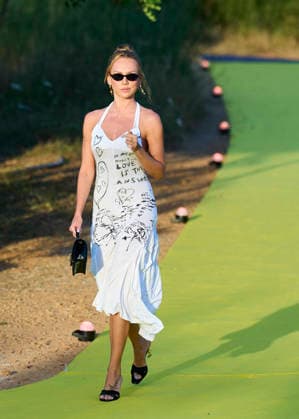 Desigual Presents Desigual Vintage New Collection - Ibiza Ester Exposito attends the launch of the ‘Desigual Vintage’ new collection and the party to celebrate the 40th anniversary of the first Desigual store at The Farm on June 2, 2026 in Ibiza, Spain Photo by ABACAPRESS.COM Ibiza Balearic Islands Spain  Copyright: xABACAx