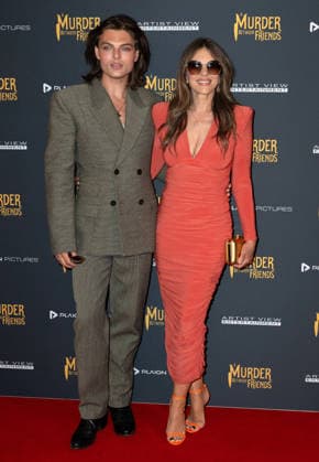 Damian Hurley and Elizabeth Hurley attends A Murder Between Friends UK Premiere at the Curzon Mayfair in London, England. UK. Tuesday 2nd June 2026. Copyright: xJamesxWarrenx ae7dj399