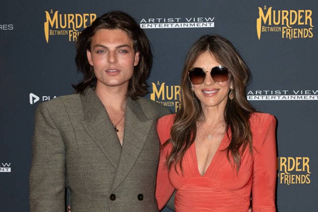 Damian Hurley and Elizabeth Hurley attends A Murder Between Friends UK Premiere at the Curzon Mayfair in London, England. UK. Tuesday 2nd June 2026. Copyright: xJamesxWarrenx ae7dj401