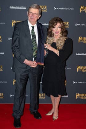 Mike Newell and Dame Joan Collins attends A Murder Between Friends UK Premiere at the Curzon Mayfair in London, England. UK. Tuesday 2nd June 2026. Copyright: xJamesxWarrenx ae7dj413