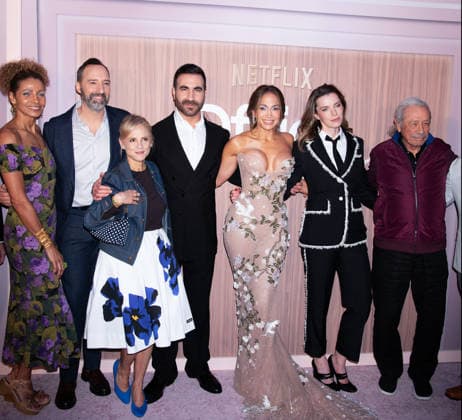 Red carpet arrivals for the New York premiere of Office Romance Featuring: Michelle Hurd, Tony Hale, Amy Sedaris, Brett Goldstein, Jennifer Lopez, Betty Gilpin, Edward James Olmos Where: New York, New York, United States When: 02 Jun 2026 Credit: Janet Mayer INSTARimages.com EDITORIAL USE ONLY. NOT FOR USE BY NEWSPAPERS BASED IN THE UK. Copyright: xx instar55744160