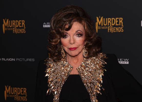 Murder Between Friends premiere London, UK. Joan Collins at the Murder Between Friends premiere. Curzon Mayfair. 2nd June 2026. LMK11-S030626-001 Steve Bealing Landmark Media 