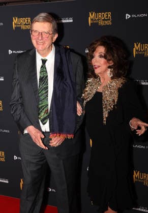 Murder Between Friends premiere London, UK. Mike Newell and Joan Collins at the Murder Between Friends premiere. Curzon Mayfair. 2nd June 2026. LMK11-S030626-001 Steve Bealing Landmark Media 