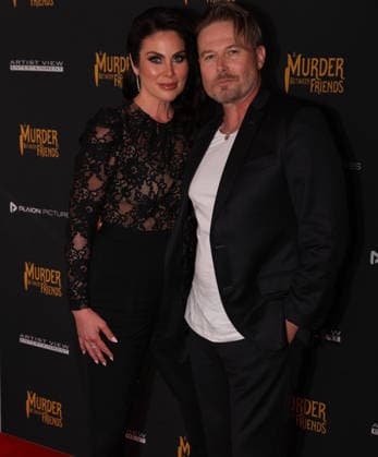 Murder Between Friends premiere London, UK. Nadia Bjorlin and Jacob Young at the Murder Between Friends premiere. Curzon Mayfair. 2nd June 2026. LMK11-S030626-001 Steve Bealing Landmark Media 