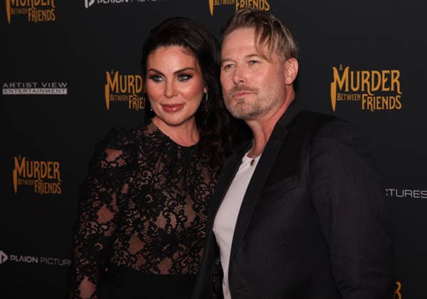 Murder Between Friends premiere London, UK. Nadia Bjorlin and Jacob Young at the Murder Between Friends premiere. Curzon Mayfair. 2nd June 2026. LMK11-S030626-001 Steve Bealing Landmark Media 