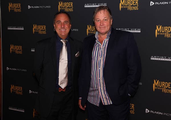 Murder Between Friends premiere London, UK. Mark Rozzano and Jim Borstelmann at the Murder Between Friends premiere. Curzon Mayfair. 2nd June 2026. LMK11-S030626-001 Steve Bealing Landmark Media 