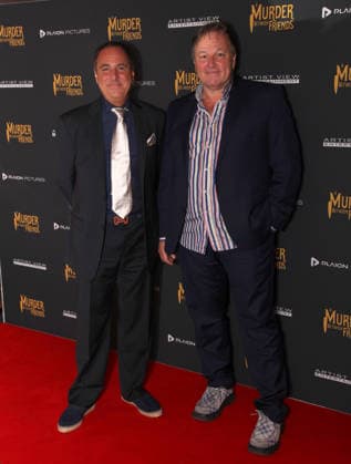 Murder Between Friends premiere London, UK. Mark Rozzano and Jim Borstelmann at the Murder Between Friends premiere. Curzon Mayfair. 2nd June 2026. LMK11-S030626-001 Steve Bealing Landmark Media 